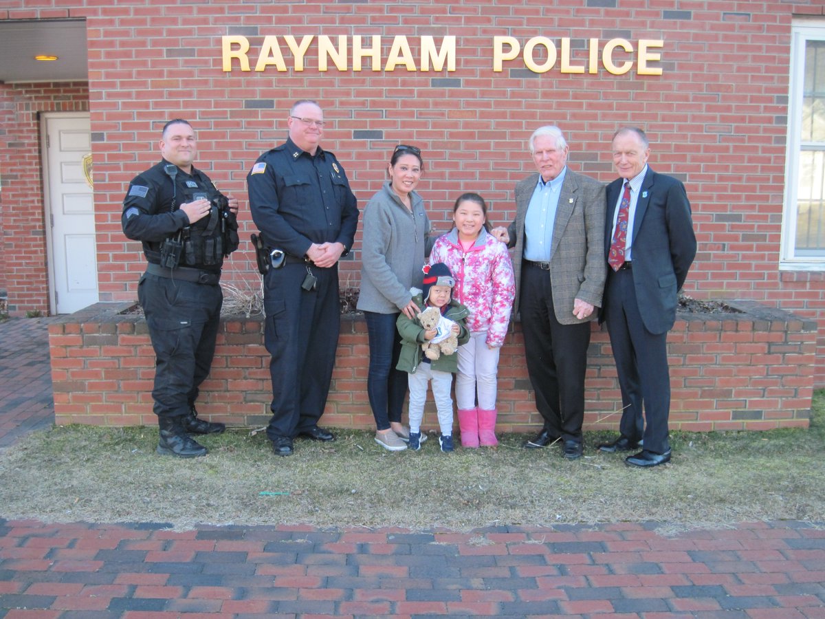 On March 27, 2019, Cops For kids With Cancer went to the Raynham Police Department and gave a $5,000.00 donation to the family of Brayden Campbell a 3 year of boy from Raynham who has Rhabdomyo Sarcoma.