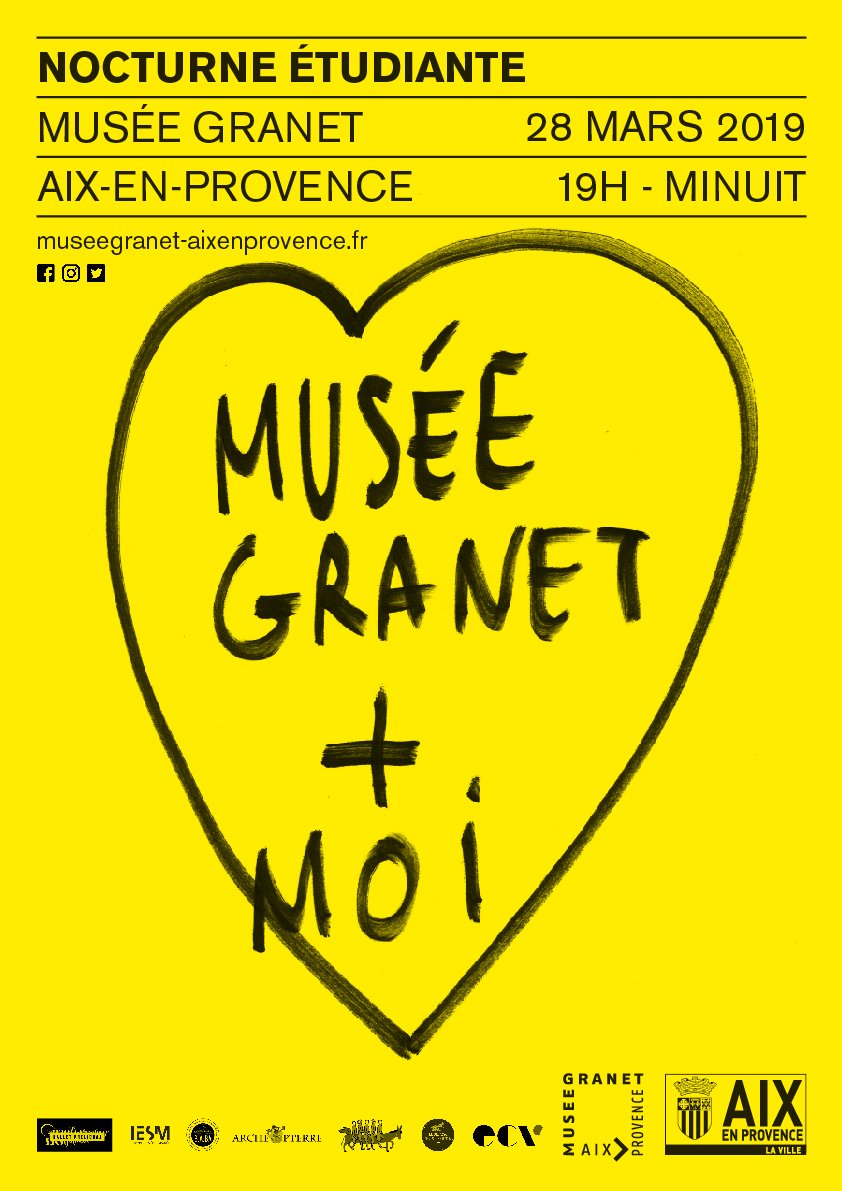 Nad_Alves's tweet photo. 🔈@ecvfrance partenaire du @museegranet pour la Nocturne étudiante de ce soir de 19h à minuit 🔜 https://t.co/zZa4qoZHH1

Découvrez l’identité créée par les étudiants de l'#ecvaix pour cet événement qui invite à expérimenter différents domaines de créa artistique 🎈

#design #ecv https://t.co/krgMZQVjGi