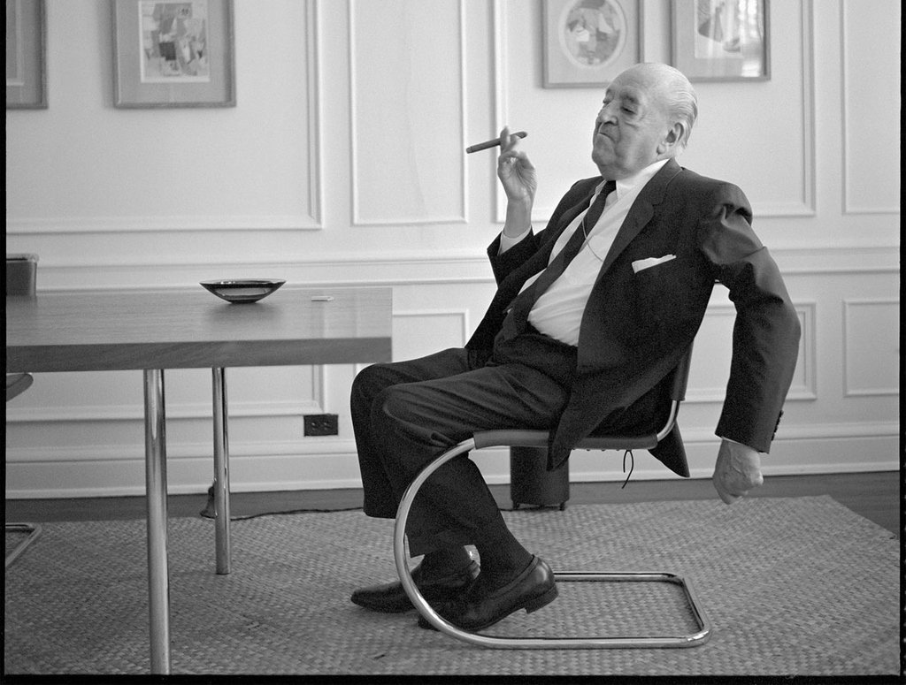 Ludwig Mies Van Der Rohe, the man behind the phrase "less is more" turns 133 today. ⁣The design legend inspired our original tailored shirt, LUDWIG. 
⁣
Read his story on our blog, here: bit.ly/2Ws6pWs 

#minimal #design #architectureanddesign #bauhaus