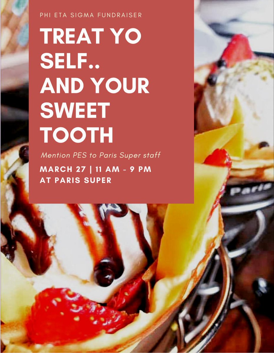 Stop by Paris Super today for our fundraiser!