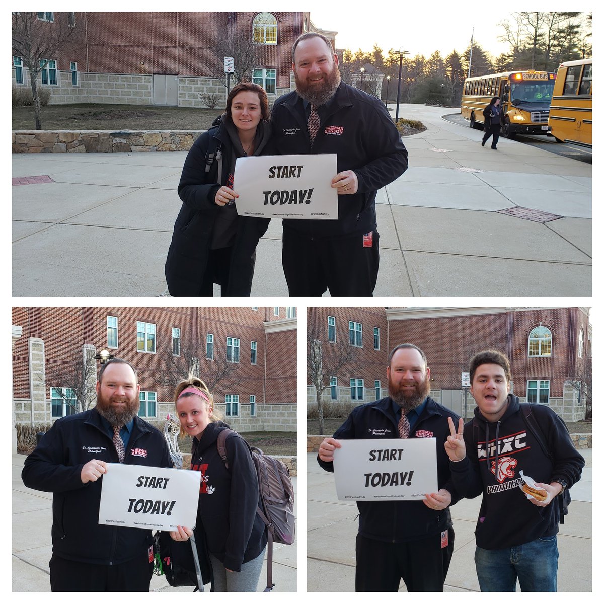 DrCSJones's tweet photo. This #WelcomeSignWednesday brings a reminder to our students.

Plans for tomorrow are forgotten.
Actions put off become excuses.
Improving yourself delayed becomes failure or worse...acceptable mediocrity.

No matter how small START TODAY! @WH_Super @gmferrojr #WhPantherPride https://t.co/tJ0OQaLGaz