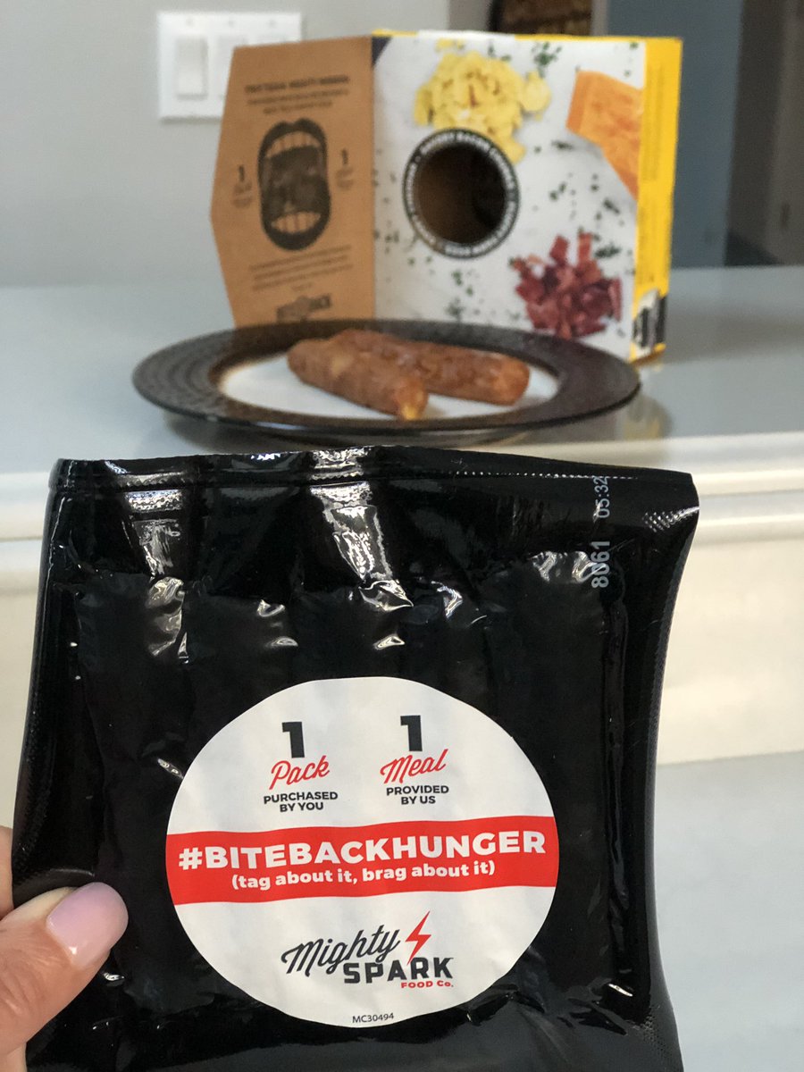 Ashoorina's tweet image. Just taggin’ and braggin’...#BiteBackHunger. It’s a win/win when you buy something yummy that’s attached to a good cause.