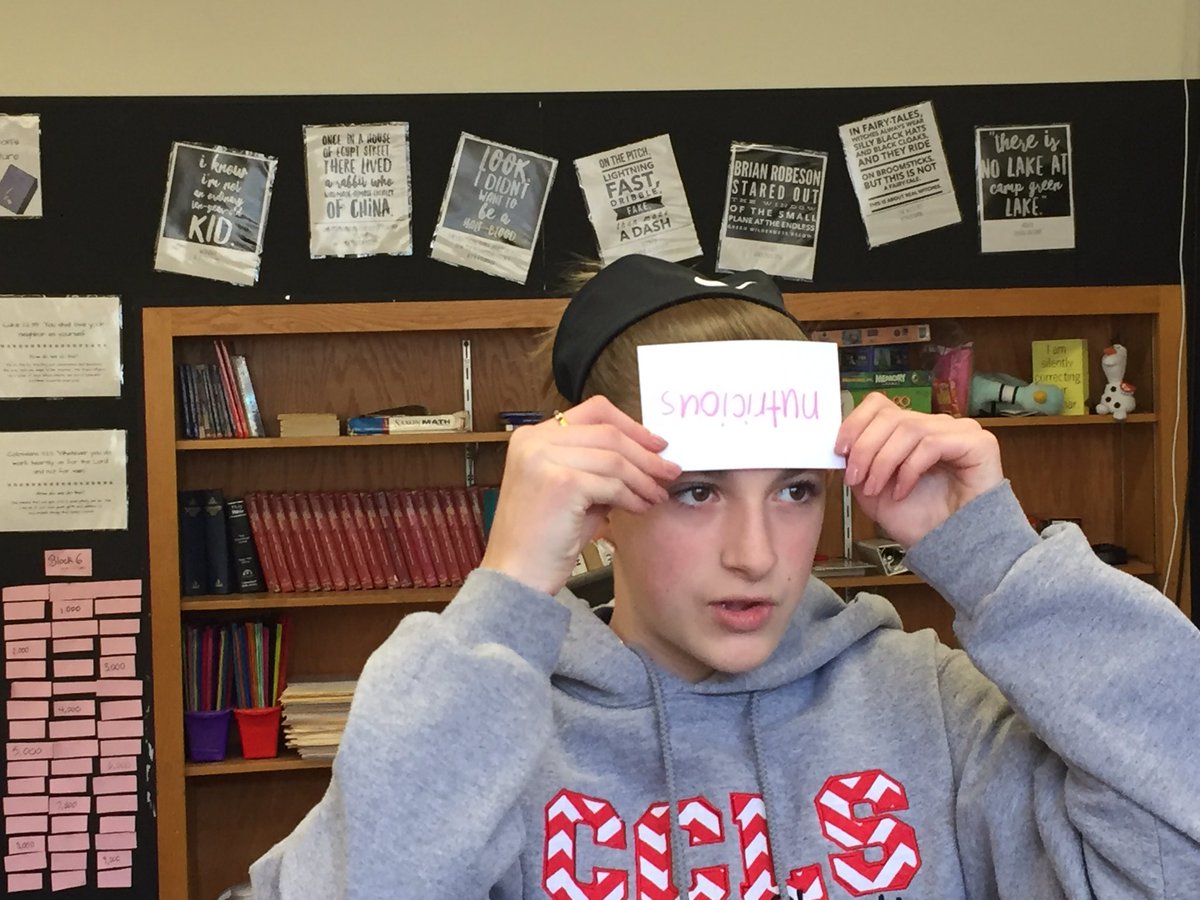 What better way to prepare for our upcoming vocabulary quiz than with a game of vocabulary heads up! <a href="/CCLSChargers/">CCLS - St. Louis</a>