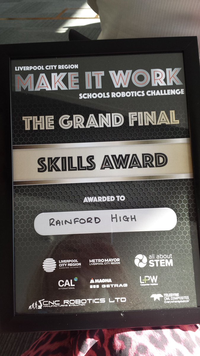 RainfordScience's tweet photo. @Rainford_High Winners of the Skills competition @LpoolCityRegion #LCRMakeItWork with @MetroMayorSteve @CALenquiries & @allaboutstem https://t.co/Qmh32oUV5x