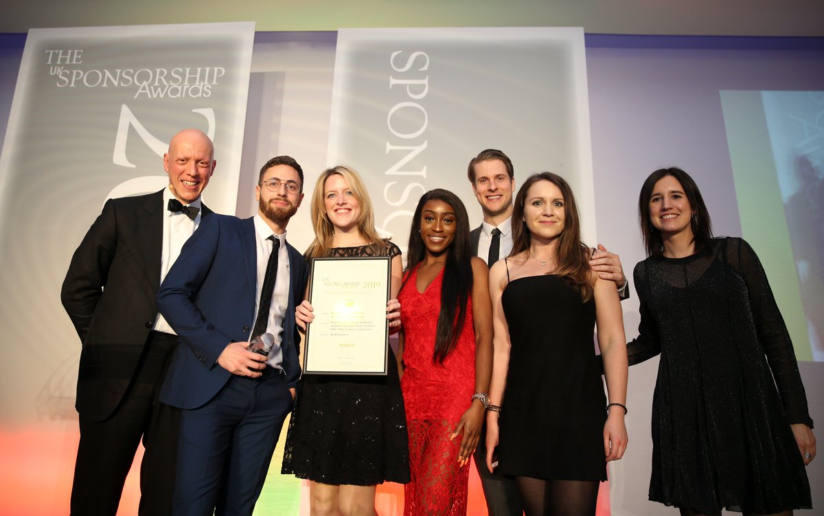 We’re delighted to have won Best PR Campaign in Sponsorship at last night’s @SponsNews UK Sponsorship Awards for our work on Daley Thompson’s Pop-up Gym with Bridgestone!
Another brilliant achievement for our amazing team and client #UKSA2019 #WeAreFearless