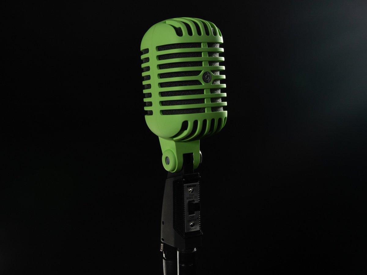 shure's tweet photo. US RESIDENTS: We're giving away two very special custom 55SH Series II Microphones! Enter to win at https://t.co/8lMJUDlpih. https://t.co/6sYNPuY2qf