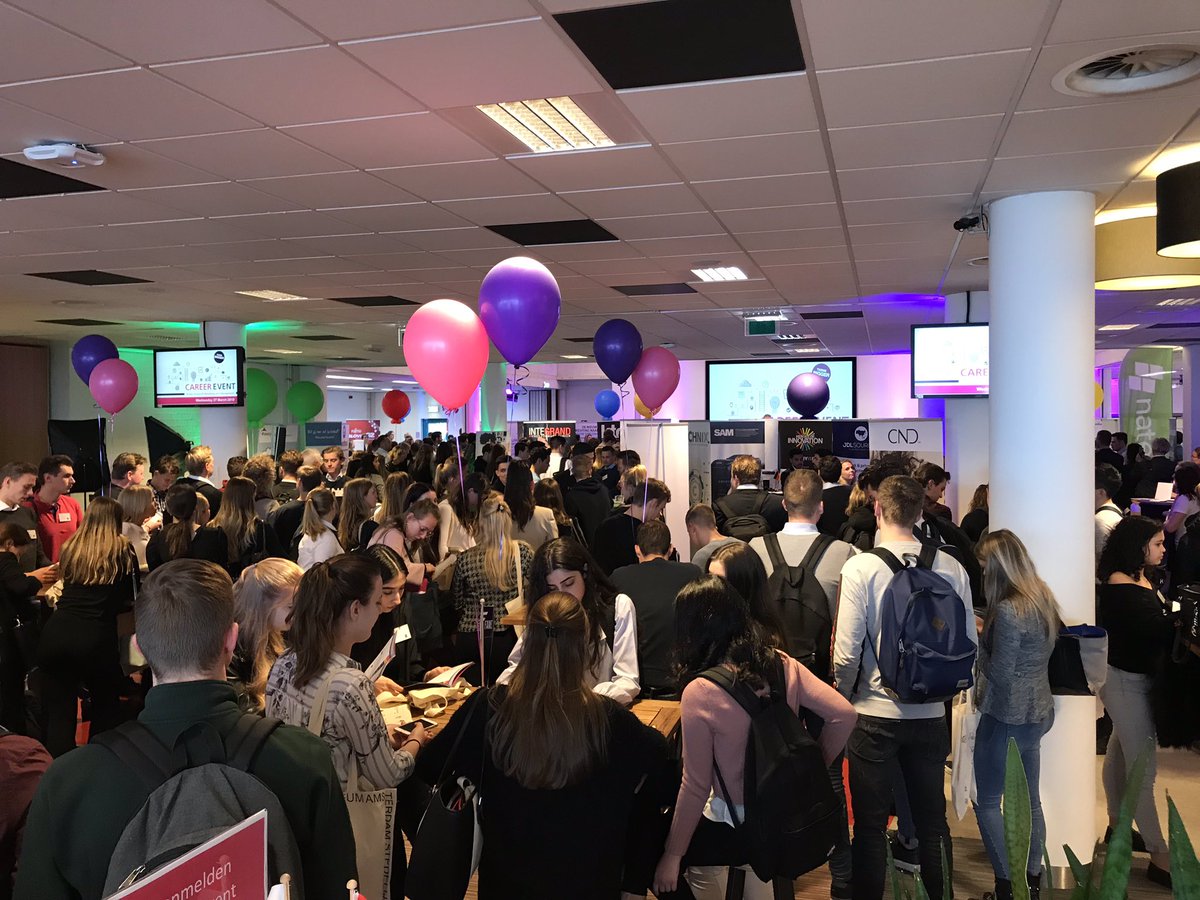 Wat een energie bij de Career Event van <a href="/FHMM_Eindhoven/">FHEC</a> #fontys, students meet companies