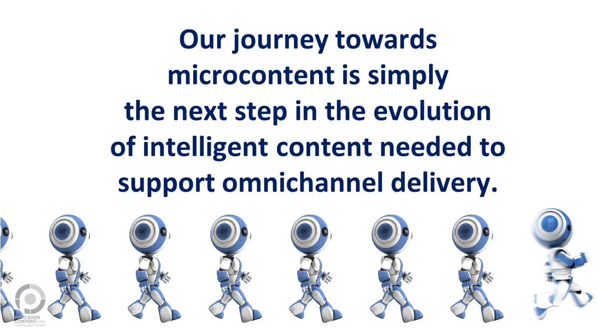 #Microcontent will open up new channels for your content while improving delivery across existing channels. Preparing Your Content for Intelligent Machines at this year’s <a href="/Center4infoDev/">CIDM</a> in Durham, NA, April 14-17, 2019 > bit.ly/2JuMkgr  #DITA #chatbots #ContentStrategy
