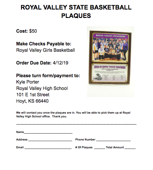 Get Your RV State Plaques - $50 - Orders Due 4/12/19