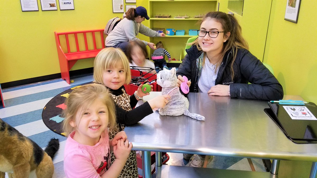 BinghamtonCSD's tweet photo. BHS Child Development students joined our Pre-K kids at the Discovery Center on Tuesday. It was a day full of fun and learning! #BPatriotProud https://t.co/QO4d7hPZFX
