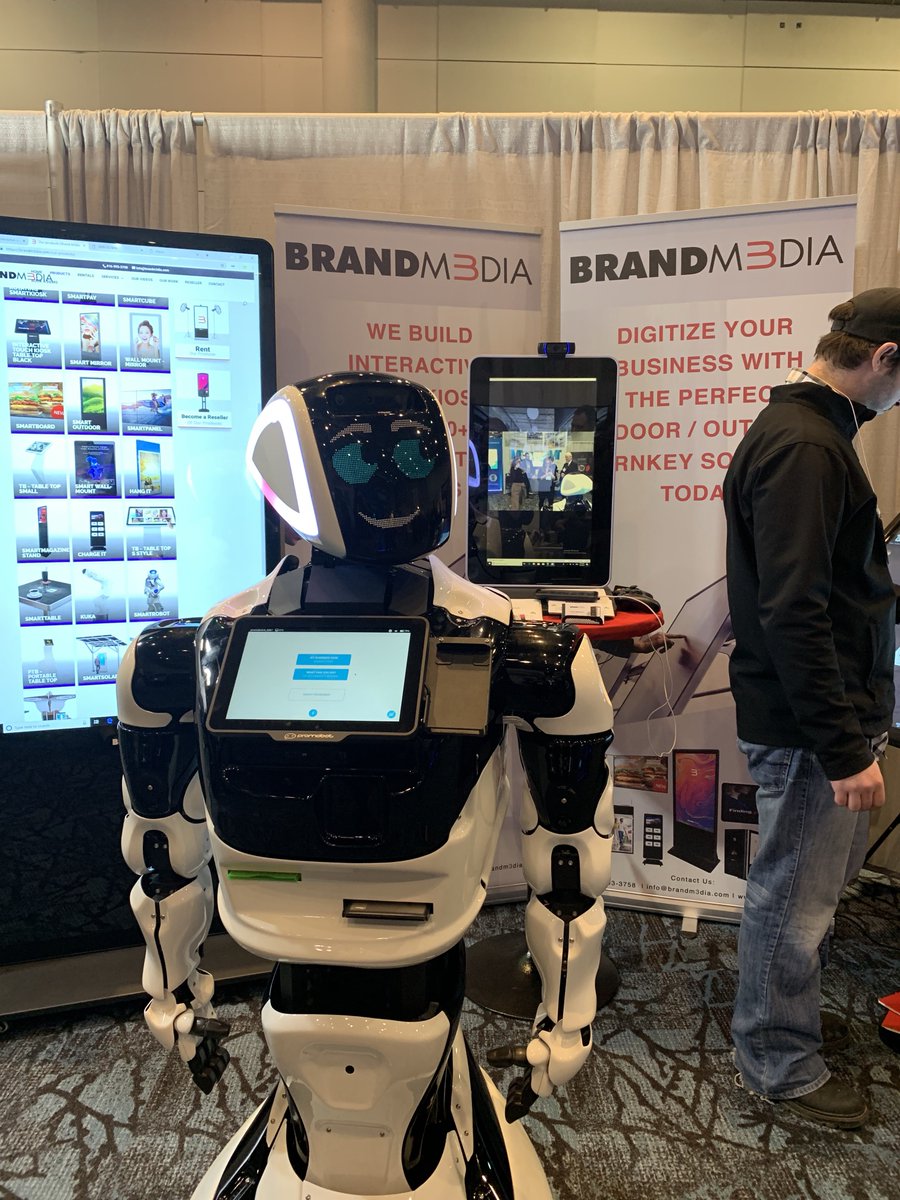 SpringfestTO's tweet photo. Explore the newest building technologies at #PMSpringfest19! You can even meet a friendly robot on our showfloor at the @brandm3diagroup booth! https://t.co/NwZmb79Qx8