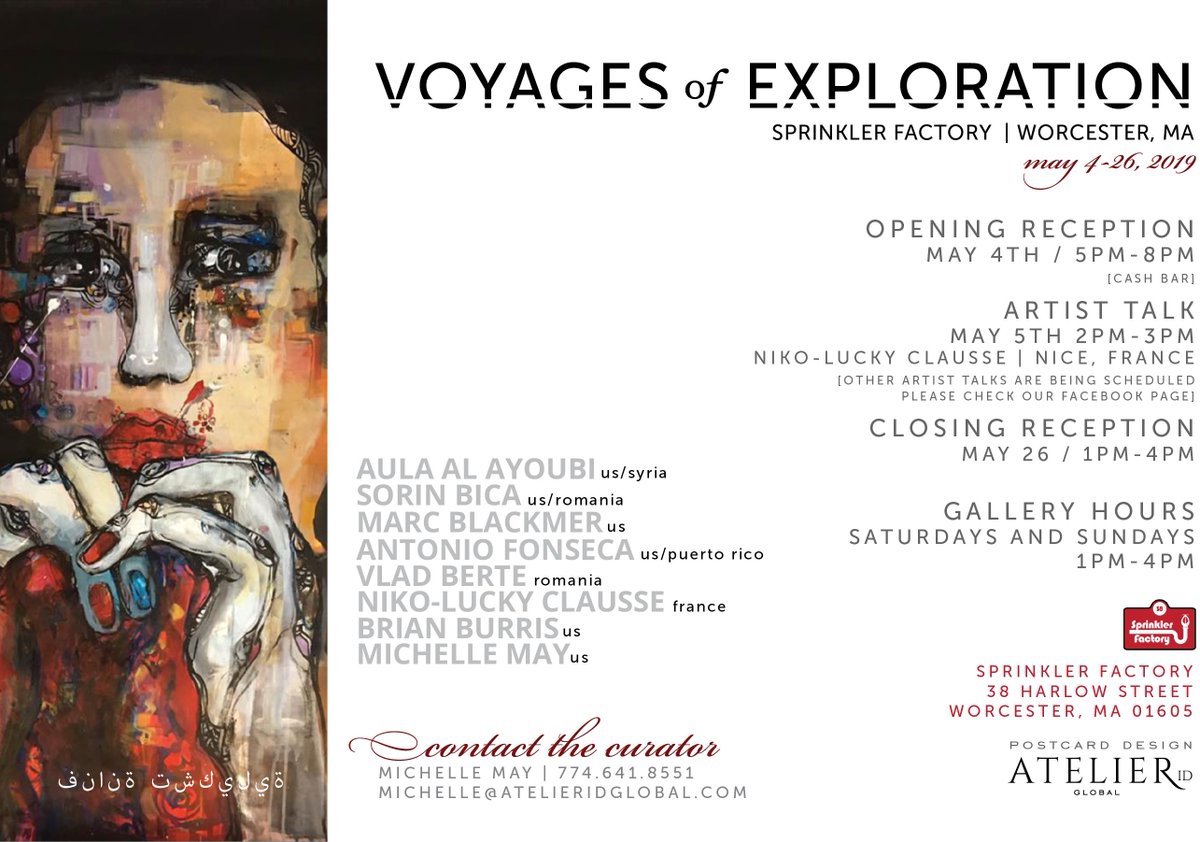 Join us! An international #art exhibition <a href="/SprinklrFactory/">Sprinkler Factory</a> May 2019 in #Worcester #creativity #adventure #travel #community #artislife