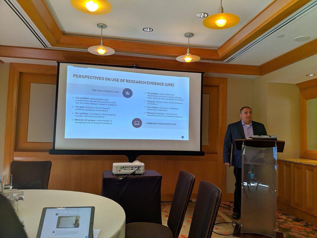 Graham_P_Martin's tweet image. Really interesting presentation from Itzhak Yanovitzky at #transformure, reframing the challenge of research translation through the lens of communication science. Need to recognise that research evidence is but one source in the marketplace of ideas, and act accordingly.