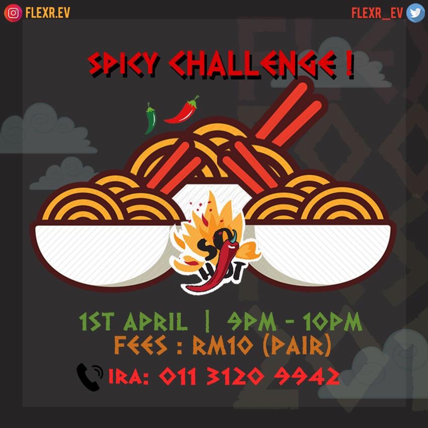 flexr_ev's tweet image. So guys, what u waiting for? Lets register! Kita pulun. Chill chill je #FlexrFoodFest