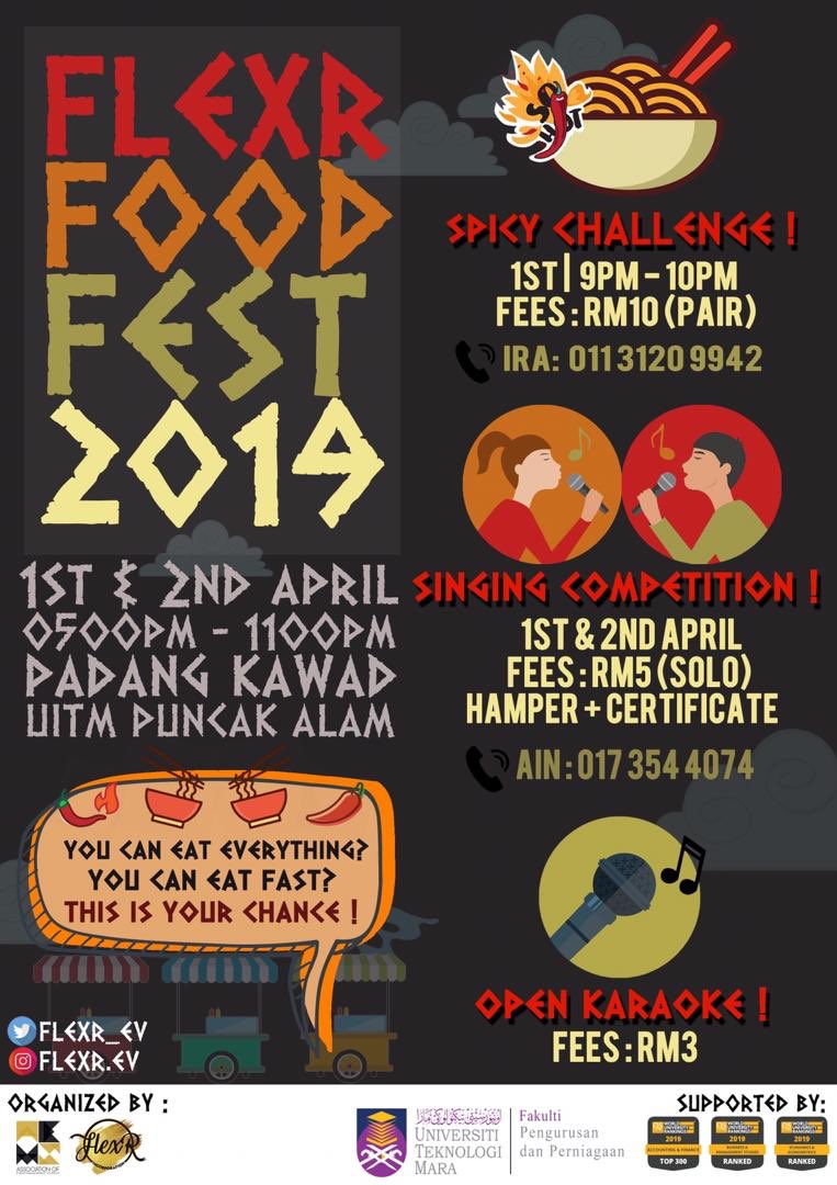 flexr_ev's tweet image. So guys, what u waiting for? Lets register! Kita pulun. Chill chill je #FlexrFoodFest