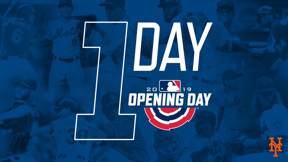 Mets's tweet image. Don’t think we need to remind you what tomorrow is. #OpeningDay