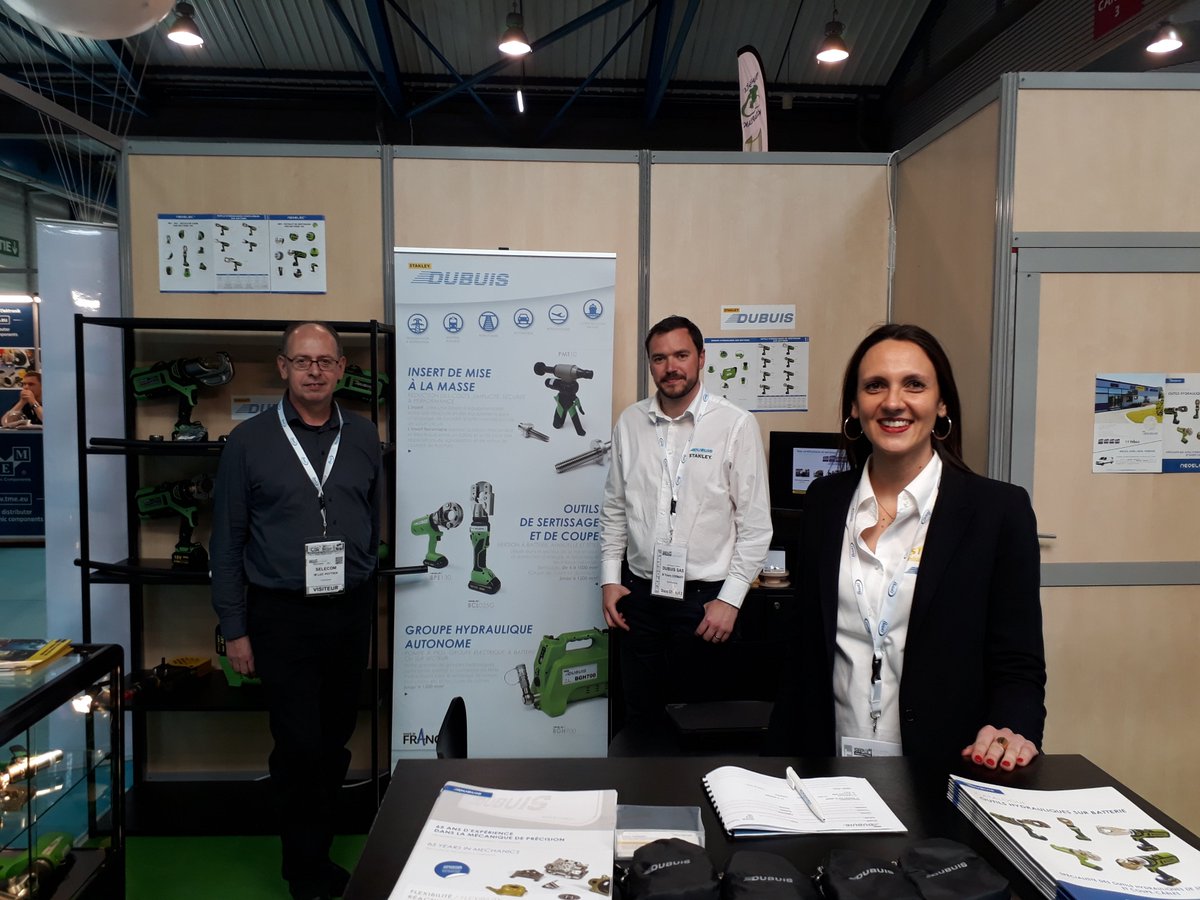 PaladinLaBounty's tweet photo. Our Dubuis team is at @sepemindustries fair in Toulouse, France! 🇫🇷 Thank you for having us and make sure to stop by our booth to learn more about our #crimping products! #SEPEM https://t.co/Gyt8XxbikH