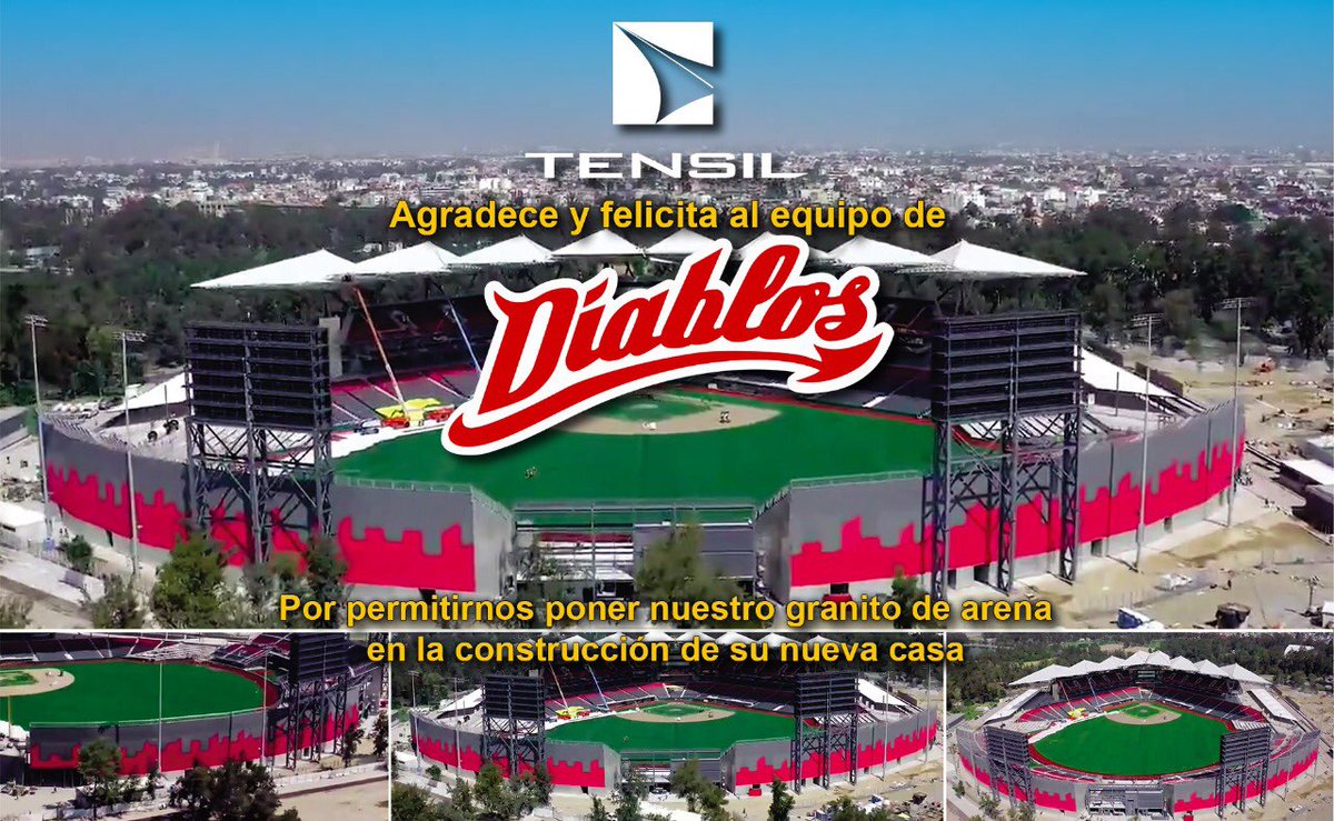 TensilArquitect's tweet photo. Gracias a @diablosrojosmx por permitirnos ser parte de la construcción de su nueva casa. Orgullo mexicano!    #facades #TensionStructures  #TensileEngineering #LightweightStructures  #ArchitecturalTensileSystems #Architecture 
#TextileArchitecture  #FabricStructures https://t.co/f01gIrdfcL