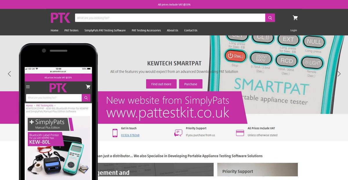 simplypats's tweet photo. We are pleased to announce the launch of our new mobile friendly #PATTesting Solutions website https://t.co/DgEF35lLF7 https://t.co/nyo6c9lkbZ