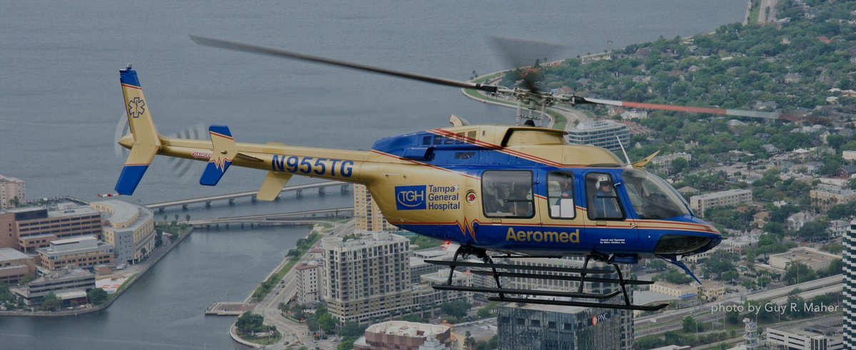 PositivelyTampa's tweet photo. Happy almost birthday Tampa General Hospital AEROMED! 30 years of service to the Tampa Bay area! https://t.co/5RMCOo5WEN