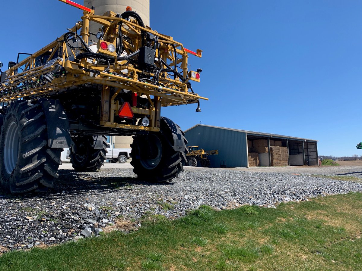 CapstanAg's tweet photo. #PinPointII systems field started on 2 new C-Series RoGators with @binkleyhurst in Eastern PA this week. Each week more &amp; more sprayers are hitting the field...before you hit the field make sure yours has a #CapstanAG system installed! #BlendedPulse #PrecisionApplication #Spray19 https://t.co/FQpEzE7Kg3