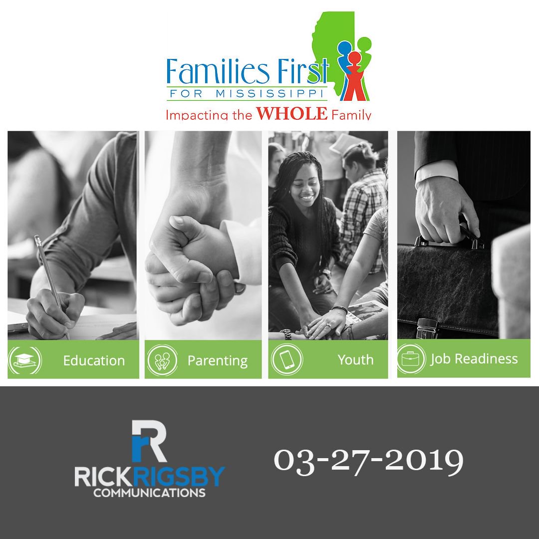 DrRickRigsby's tweet photo. So excited to be with the people of Families First for Mississippi this morning!
The main goal for Families First for Mississippi is to impact the entire family by connecting the dots between all of the Mississippi family services. https://t.co/GqxP6zEpRF
