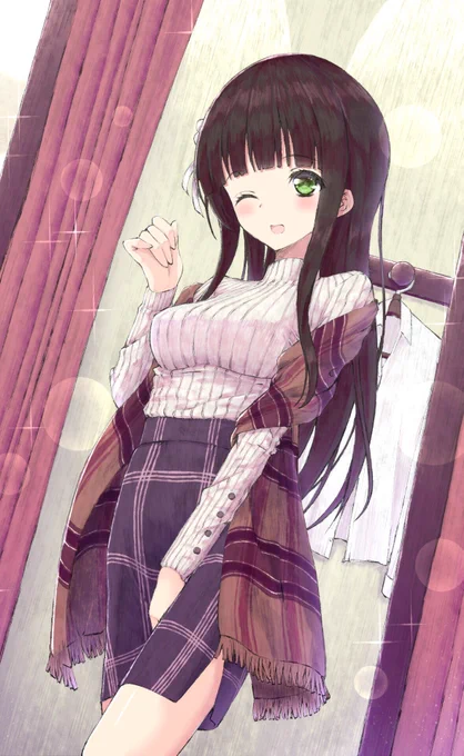 ごちうさの千夜ちゃん!こちらコミ1で出す新刊に載せる予定です
#宇治松千夜 