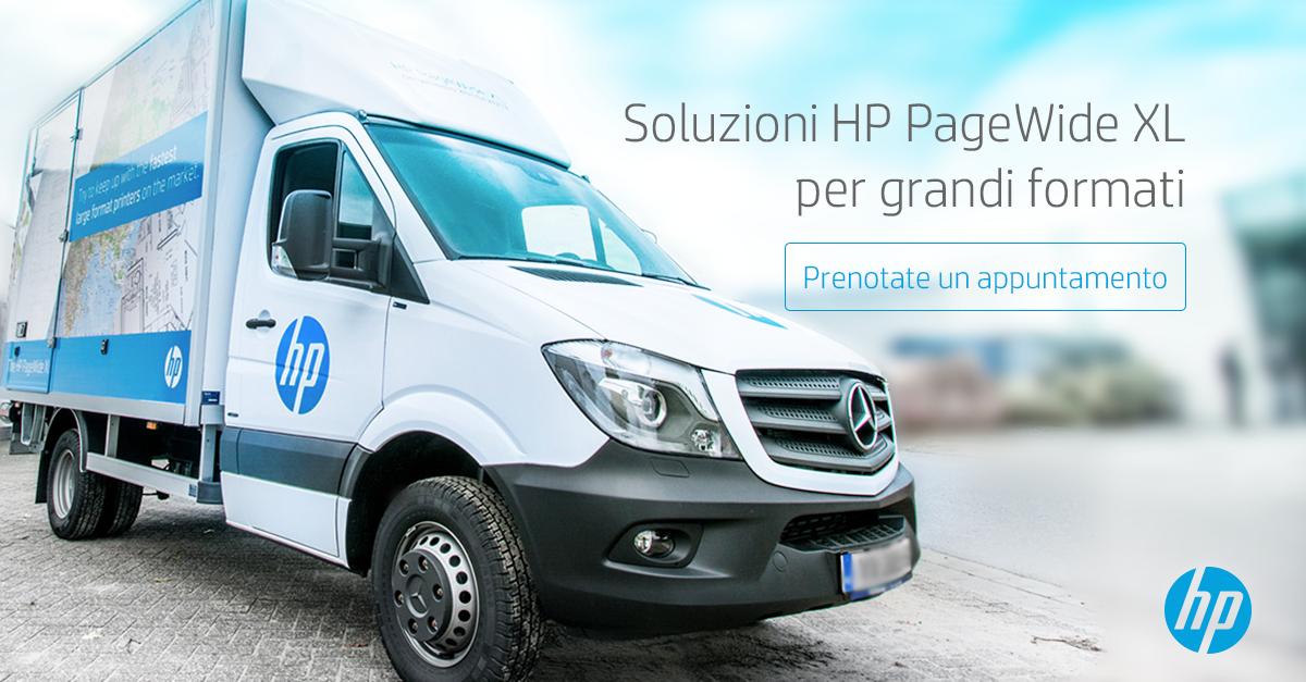 Ad Aprile torna l’HP PageWide XL Truck Tour, un vero e proprio showroom mobile per sperimentare le funzionalità di stampa di grande formato HP PageWide XL. Prenota un incontro il prima possibile!
bit.ly/2YtnKjG