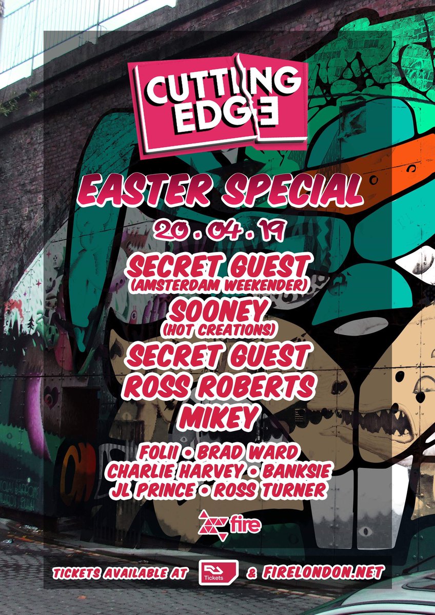 “ Competition “
For a chance to win 4 VIP tickets to any Cutting Edge of your choice + a Bottle of Spirit &amp; Mixers! 
- Click Add To Diary on the link below
- #Retweet This Post
residentadvisor.net/events/1240349