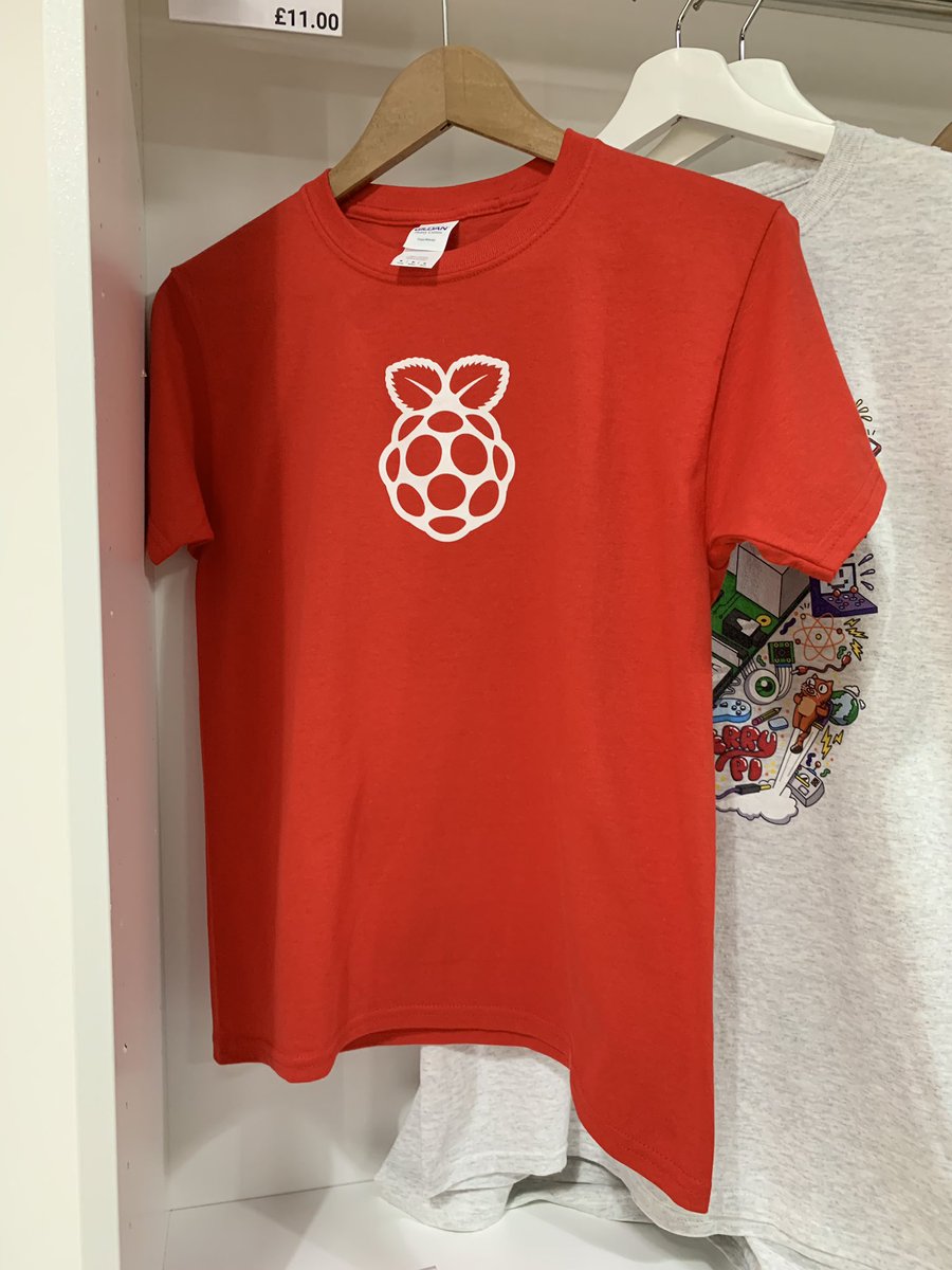 New T-shirt’s at the Raspberry Pi shop. We absolutely love these designs and we’re pretty sure there will be a fair few #PiWars attendees visiting this weekend to get one #RPiStore