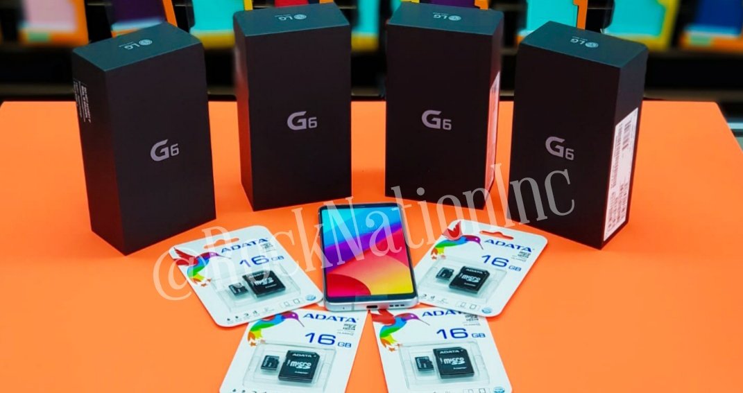 RockNationInc's tweet photo. #WednesdayPromo Make the switch🔁 today and receive the NEW #LG G6📱 for only $29.99😱 ! #RockNationInc is also throwing in a FREE 16GB sd with Activation. Visit our location today at 1405 Rockaway Pkwy #Brooklyn last stop in the L train #Canarsie #BoostNation #BoostMobile https://t.co/vvZskLhwDa
