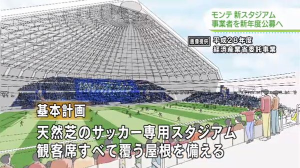 ドメサカブログ ブログ更新 モンテディオ山形の新スタジアムは屋根付きサッカー専用で1万5千 2万人規模に 基本計画を山形県に報告 T Co Gkd561uyac