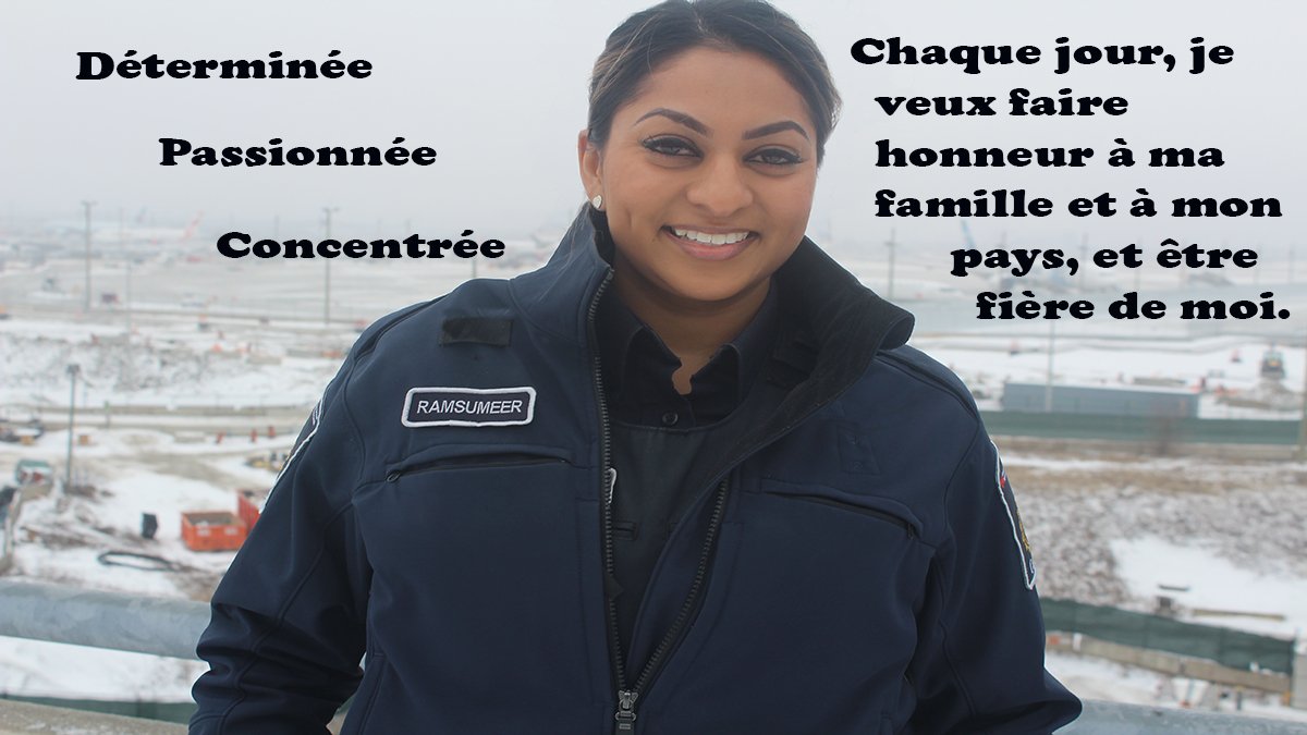 FrontiereCanGT's tweet photo. Je suis agente stagiaire des services frontaliers @TorontoPearson, un bureau des plus stimulants. J’adore la diversité et ce que je fais. Tout dépend de vous, votre succès est entre vos mains
#FemmesDeLASFC #ElleMinspire
Article : Page Facebook de l’ASFC https://t.co/9lfoOGxsxK