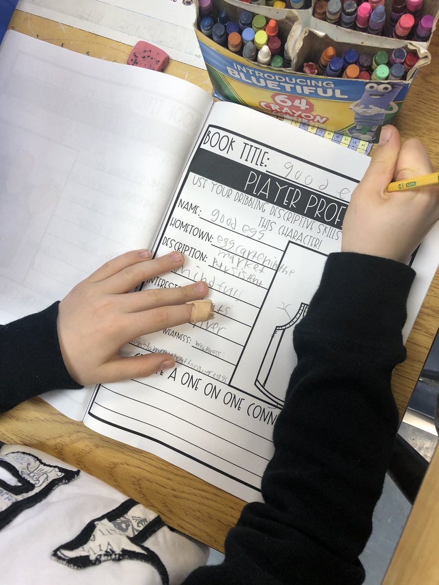 Building our characater profiles in  reading today 😬