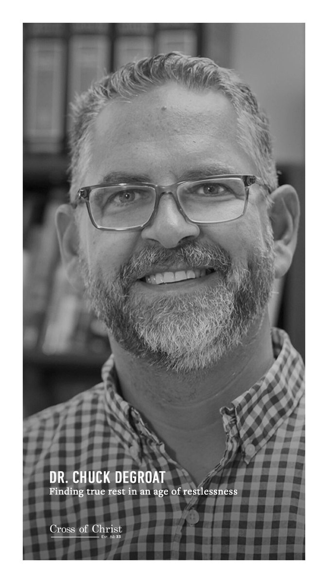 CrossofChristOC's tweet photo. We sat down with @chuckdegroat to talk about finding true rest in an age of restlessness. Available now on iTunes. https://t.co/I78bieieh9