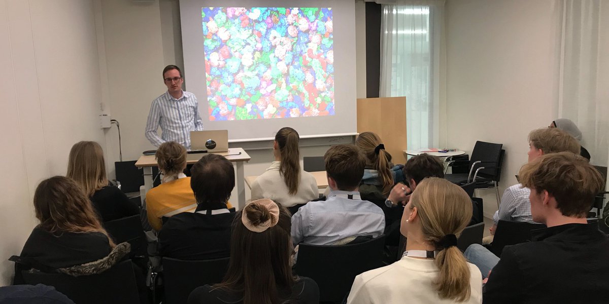 scilifelab's tweet photo. Eager young minds from @ungaforskare visited @scilifelab today for some #ScienceInspo https://t.co/kxFhvYWBTX