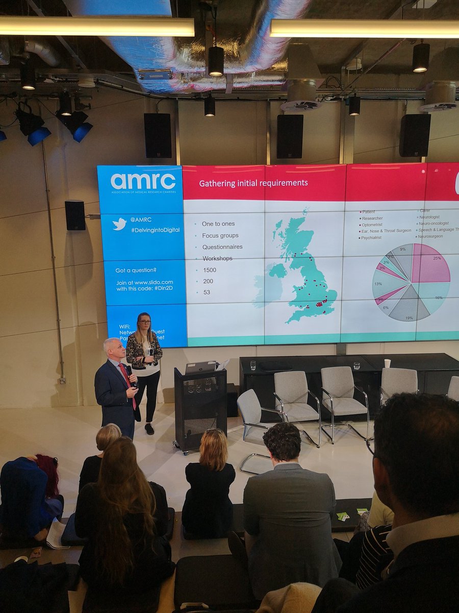 SarahCCLG's tweet photo. Collaboration has been the theme of the day, @BrainTumourOrg outlining how they listened to patients &amp; their families wishes to contribute their data to help others and researchers by creating BRIAN, a potentially game changing resource #delvingintodigital @AMRC https://t.co/8IIvGgCd8l