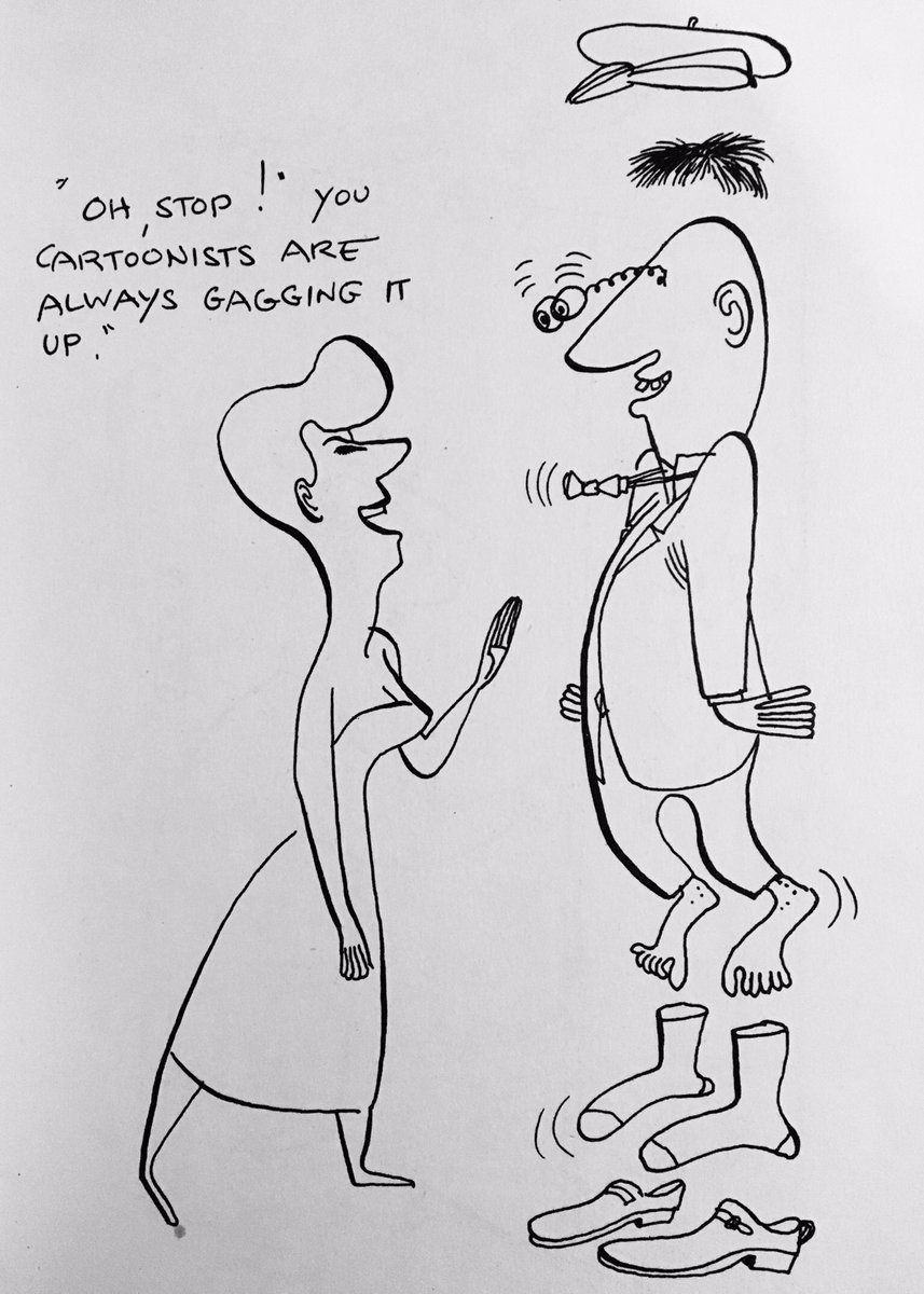 « You cartoonists are always gagging it up! »
Virgil Partch 
