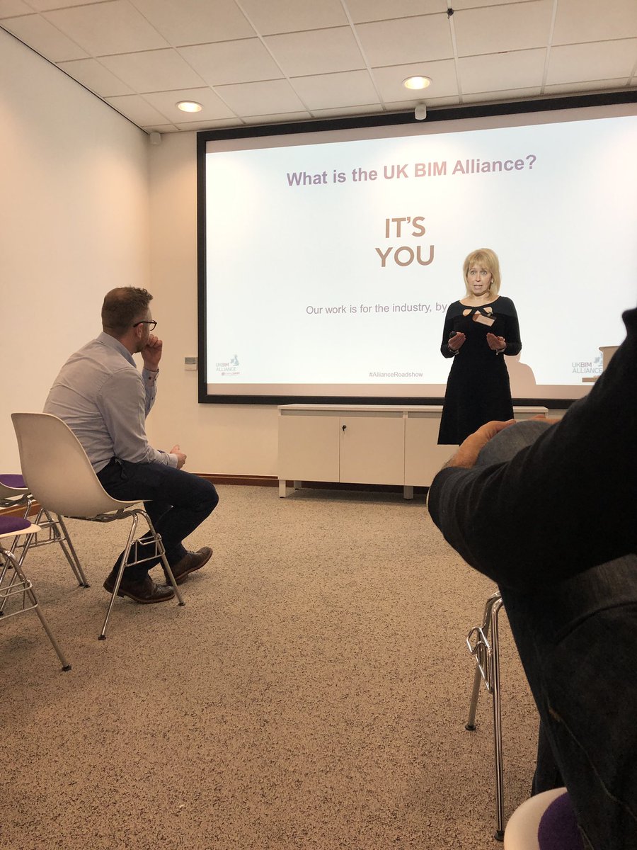 ConExcellence's tweet image. Sarah Davidson @UKBIMAlliance discussing taking the first step to digital transformation #bimmodels #bim #AllianceRoadshow @theNBS
