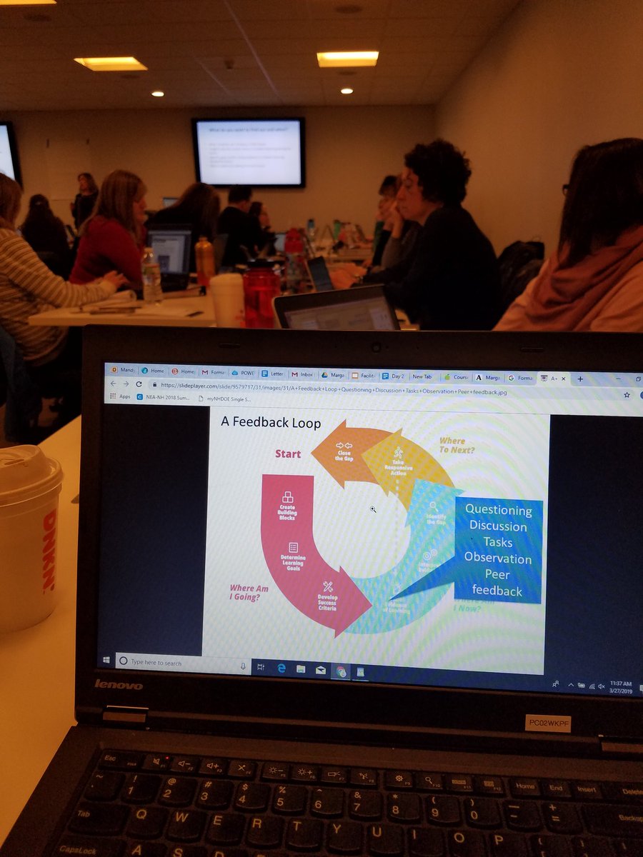 MandyLHowerter's tweet photo. Learning more about #formativeassesment through  feedback with @mcboudreau76 and @SarahMorrisBond. Thank you, @RochNHSchool @maplemagnet @nhlearningin @jvanderels for this great opportunity! https://t.co/C2N4tZlUkx