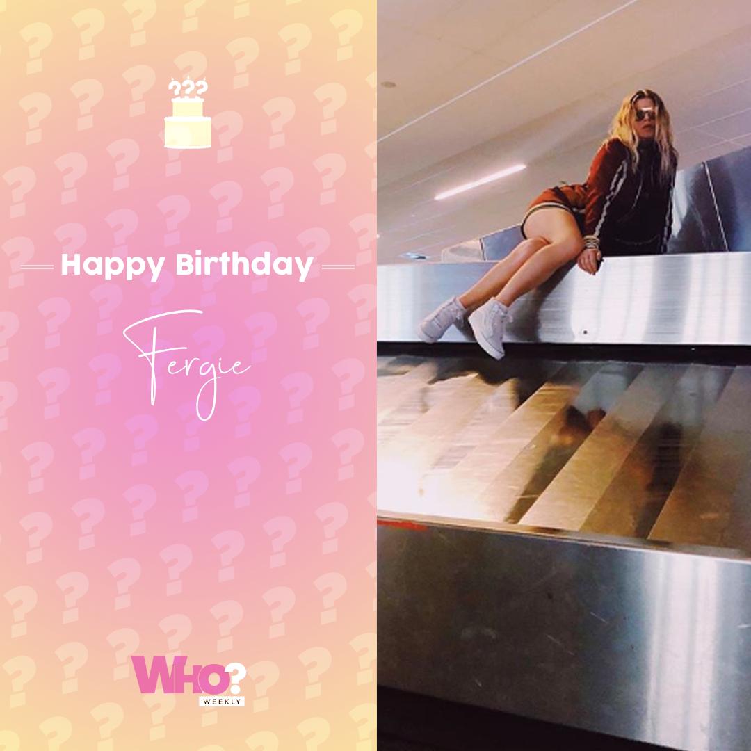 Happy birthday, Fergie! 