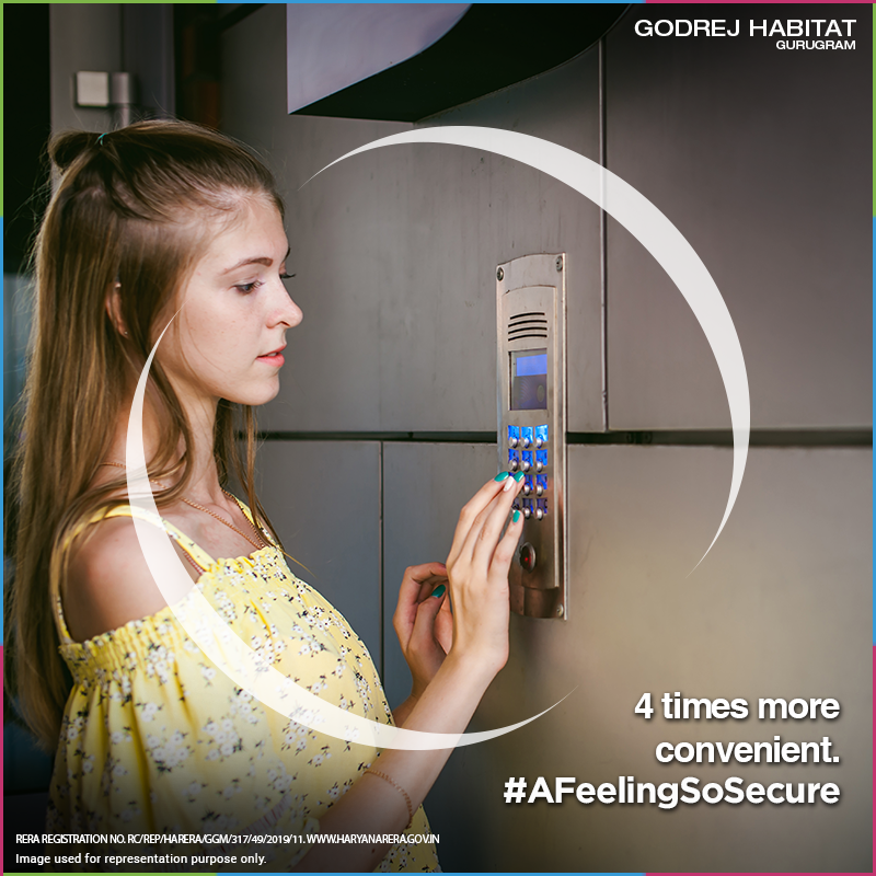 GodrejProp's tweet photo. Imagine a home that welcomes you without any hassles.

Embrace convenience, ease and #AFeelingSoSecure with 4-in-1 smart lock at #GodrejHabitat.

Know more: https://t.co/QngQQyxVFP

#GodrejProperties #Gurugram https://t.co/g0xbh4zYA8