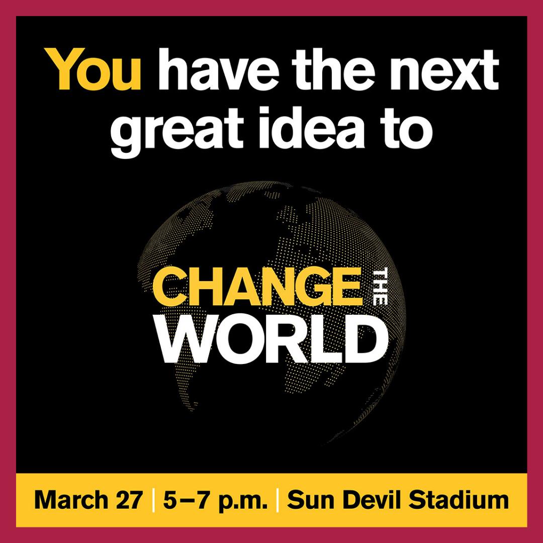 CounterActSV's tweet photo. Today is the day! Come see how ASU is changing the world. 
See you Sun Devil Stadium 😁 https://t.co/zV49PbY6vH