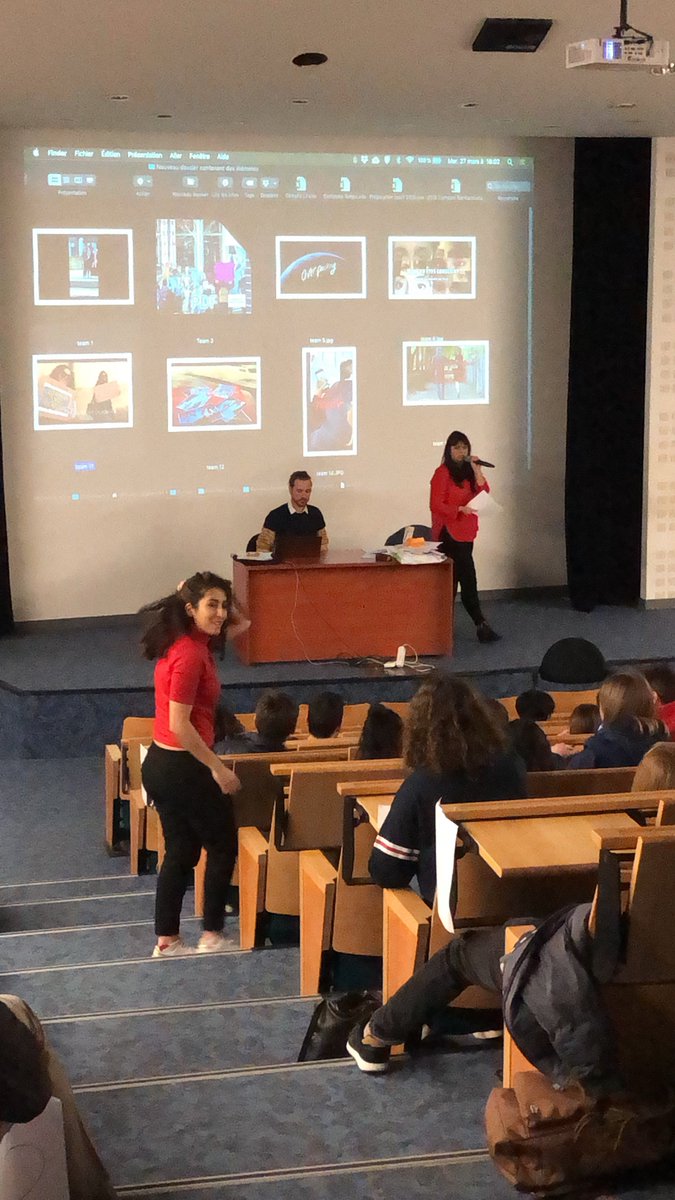 Juliane_Santoni's tweet photo. After two days of hard work, the winners of our #EntrepreneurshipFlashmob 2019 @BurgundySB are... Team 11 #1minute #climatechange and Team 14 #socialnorms #women +Team 6 for #bestbuzz Congrats to all! Love your energy :-) #Bachelors1 #proudcoach https://t.co/Pf1PQ6Y5xI