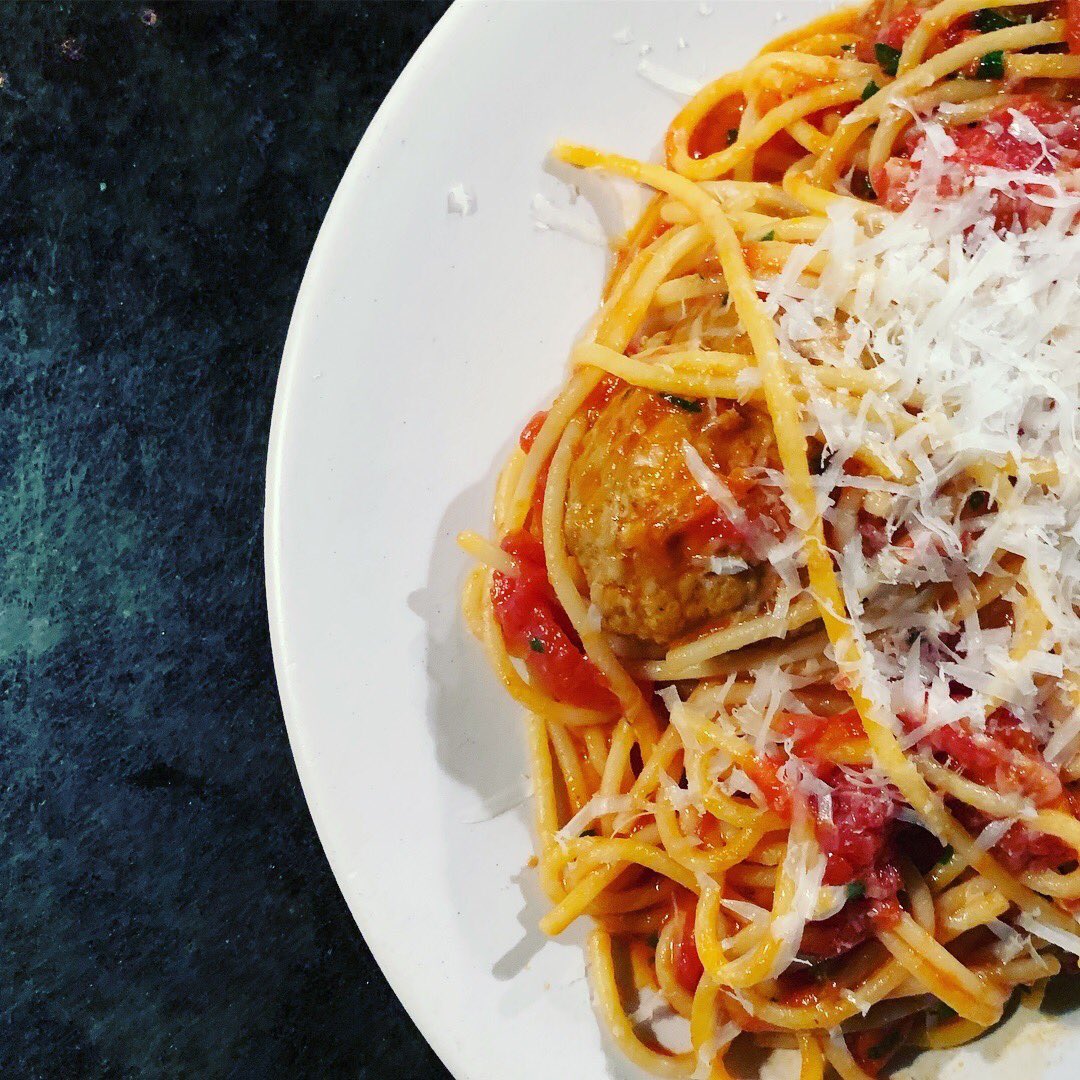 PecksArcade's tweet photo. Spaghetti + meatballs 

Wednesdays at @PecksArcade https://t.co/9PAPiXF5OY