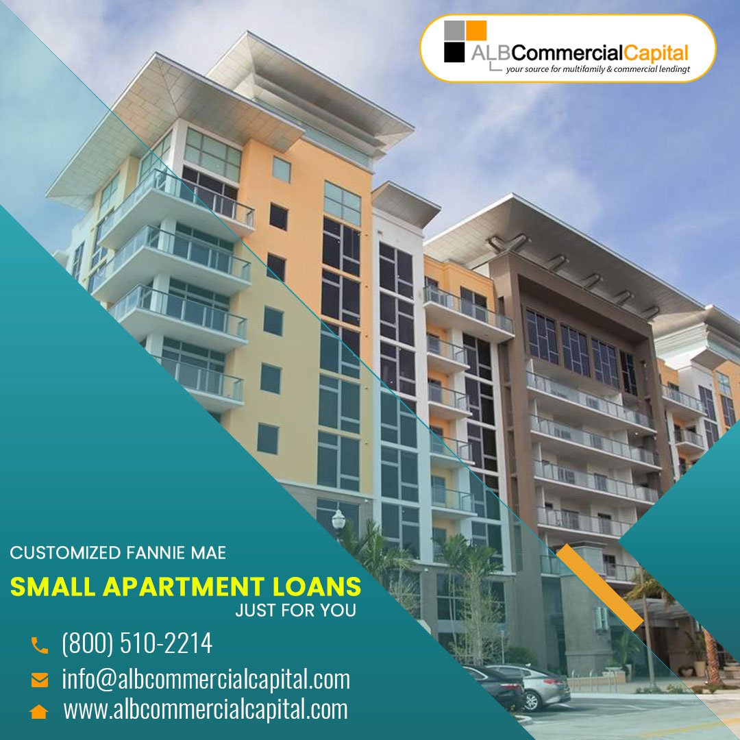 albcomcap's tweet photo. #FannieMaes small #apartmentloan program offers a competitive advantage with competitive #mortgagerates &amp; pricing, #flexibleterms, #fastprocessing, and quick closing capabilities. Start comparing to find best at ALB Commercial Capital! https://t.co/xDj5eyI1Dt https://t.co/5kQAYp2esY