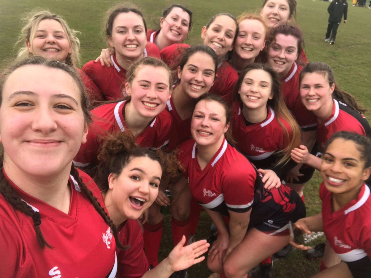 DMUWomensRugby's tweet photo. AND WE HAVE WON THE LEAGUE AND MATCH WITHOUT A SINGLE LOSS!!!! PROUD OF EACH AND EVERY GIRL AND A HUGE THANK YOU TO OUR AMAZING COACH!!! #winners #demons #unbeatable https://t.co/djwbb4kbnR