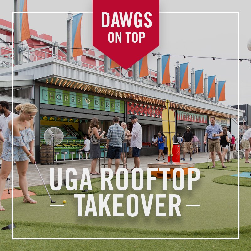 ugaalumniassoc's tweet photo. Calling all ATL Dawgs! Join #UGA Young Alumni on Sunday (March 31) for rooftop revelry and scenic views surrounded by fellow Bulldogs at Skyline Park atop @PonceCityMarket. Register today at https://t.co/E2BEDqfjBL. https://t.co/9PRujrX9Yj