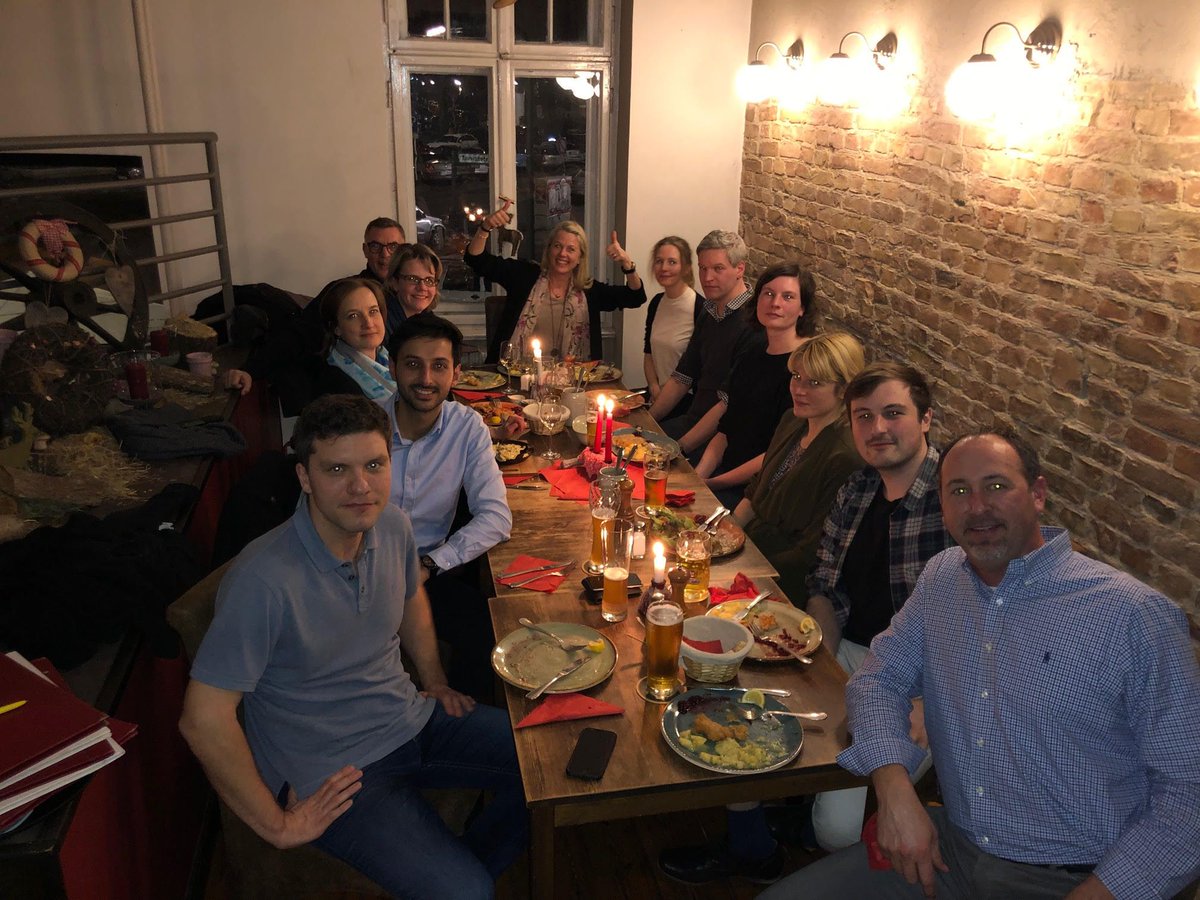 KB4People's tweet photo. Our SVP of International Sales recently visited our Exploqii office! They all enjoyed dinner at a restaurant called “Miteinander” which means “Together”! #kb4people #companyculture #exploqii #knowsters #internationaloffices #expansion #hypergrowth https://t.co/ZzQhXZUrzE