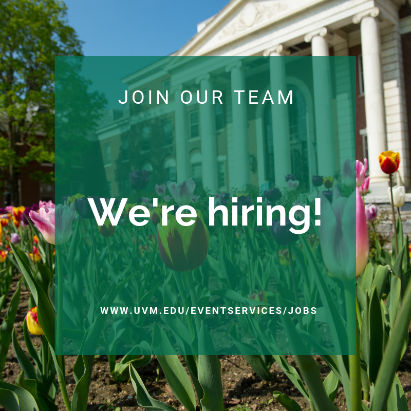 UVMevents's tweet photo. We are looking for a talented external leads &amp; scheduling coordinator to join our team. Learn more about this position &amp; apply:  https://t.co/UMVisjB7FB https://t.co/HYeJhNsnK1